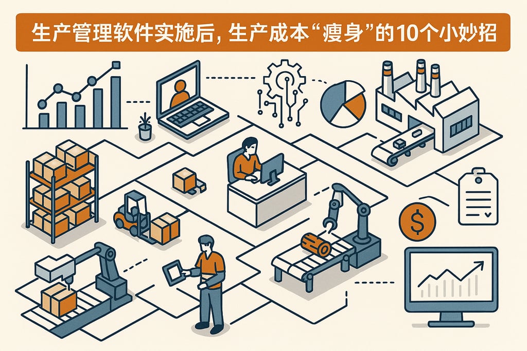 生产管理软件实施后，生产成本 “瘦身” 的 10 个小妙招